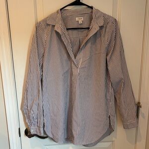 J. Crew Blue Striped Women’s Shirt